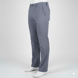 Dockers Mens Straight Fit Smart 360 Flex Slim Coupe Khaki Pants Gray Size 36 ￼